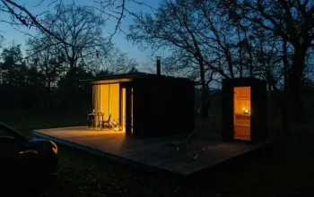Ubytování: Tiny house s vlastní saunou