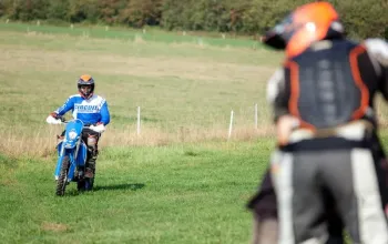 Motorky na trialové trati s mistrem ČR: Pardubický kraj