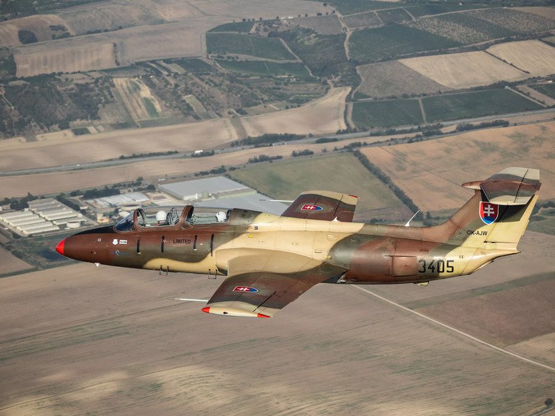 Zážitkový let stíhačkou L-29 Delfín