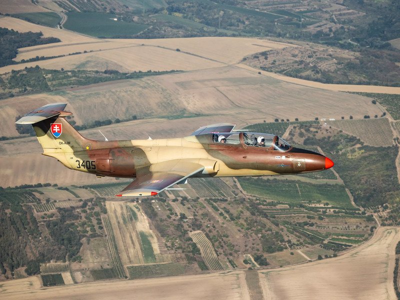 Zážitkový let stíhačkou L-29 Delfín