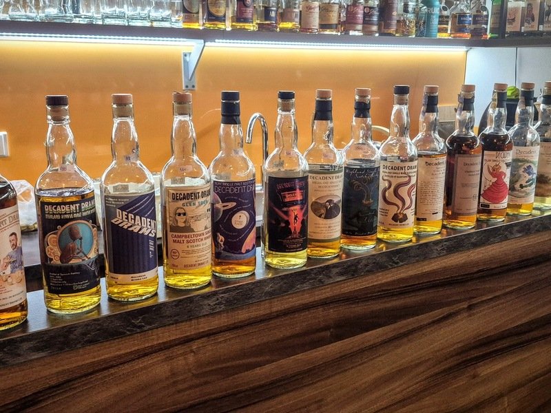 Degustace whisky