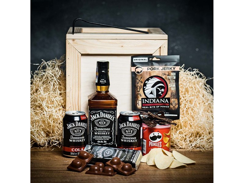 Bedna s whiskey Jack Daniel’s