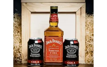 Bedna s whiskey Jack Daniel’s Fire