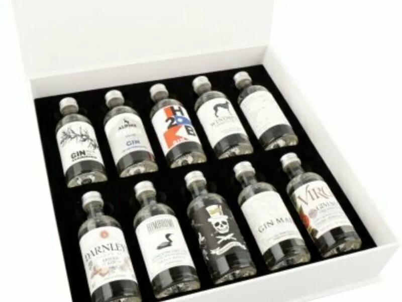 Degustační box ginů z celého světa: 10 vzorků