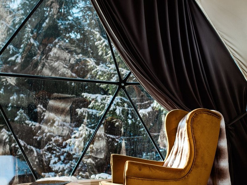 Glamping v Beskydech s wellness a snídaní