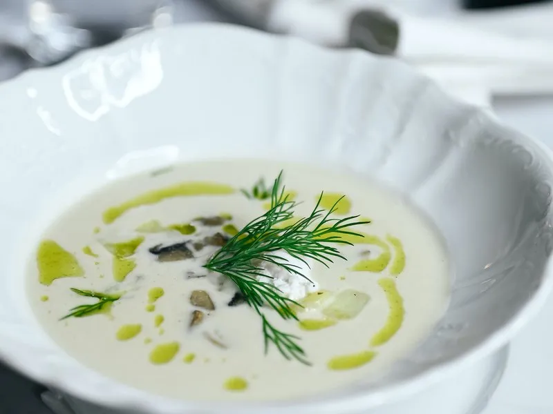 Čtyřchodové menu v restauraci Chateau Ctěnice