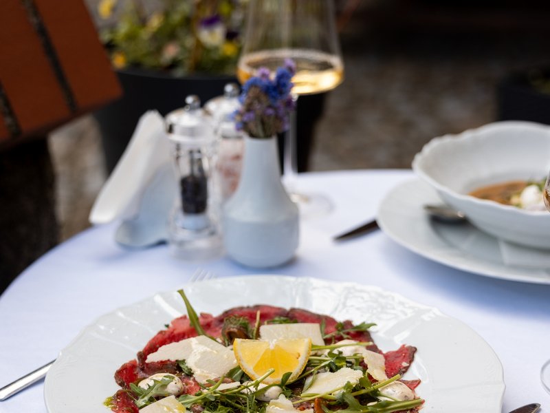 Čtyřchodové menu v restauraci Chateau Ctěnice