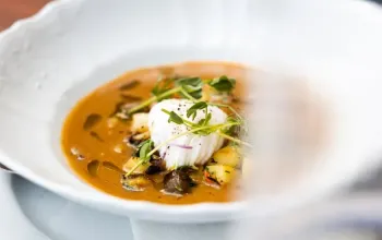 Čtyřchodové menu v restauraci Chateau Ctěnice