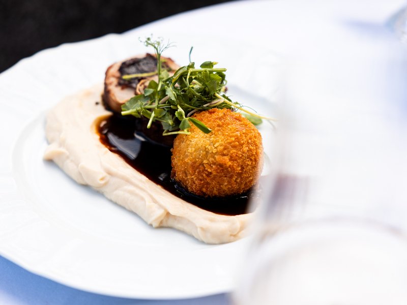 Čtyřchodové menu v restauraci Chateau Ctěnice