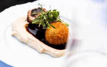 Čtyřchodové menu v restauraci Chateau Ctěnice