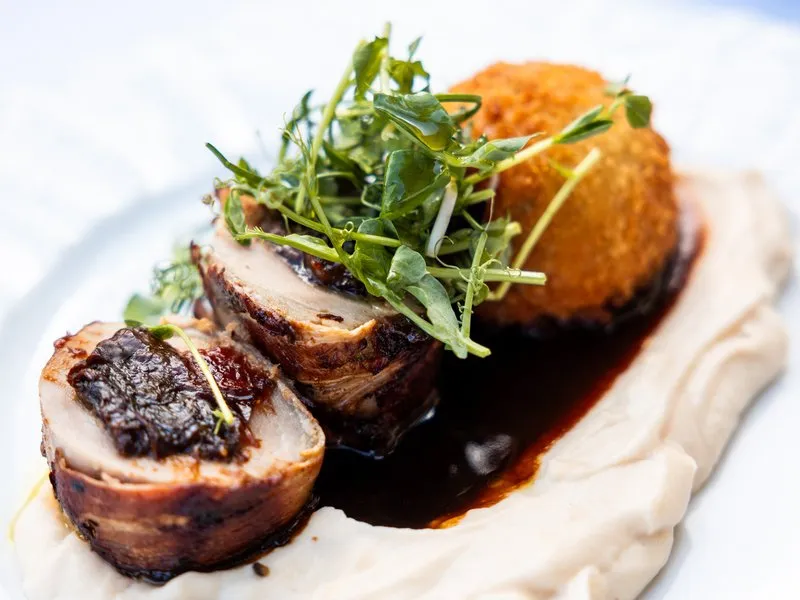 Čtyřchodové menu v restauraci Chateau Ctěnice