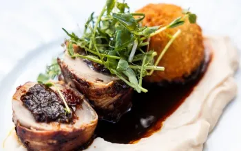 Čtyřchodové menu v restauraci Chateau Ctěnice
