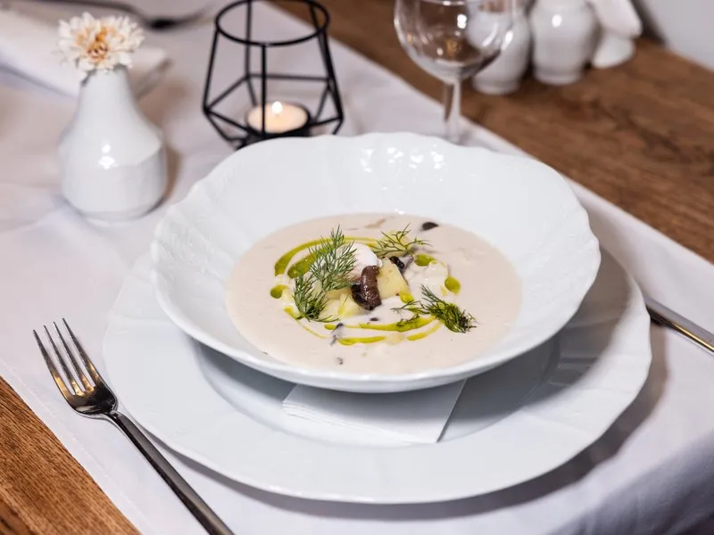 Čtyřchodové menu v restauraci Rendlík