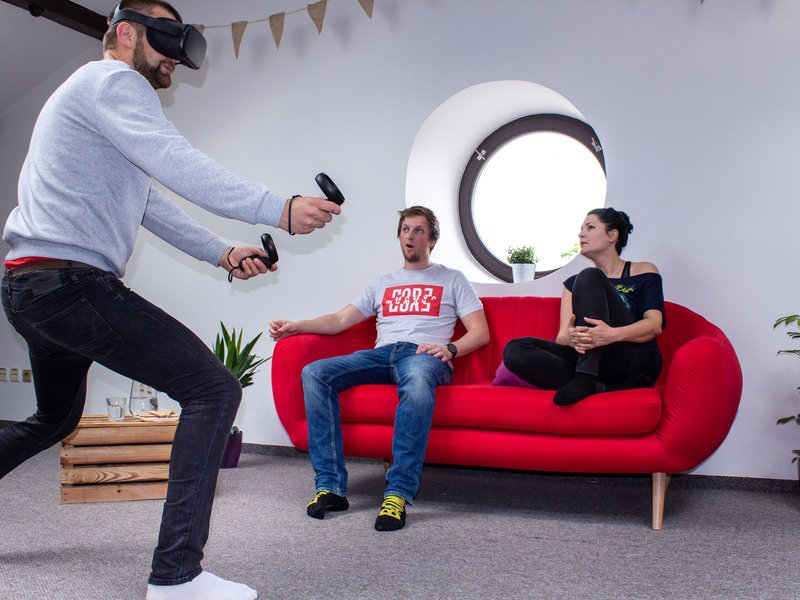 Půjčení virtuální reality až domů + 25 VR her Celá ČR