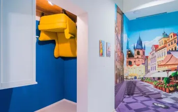 Vstup do muzea iluzí Fata Morgana, Františkovy Lázně