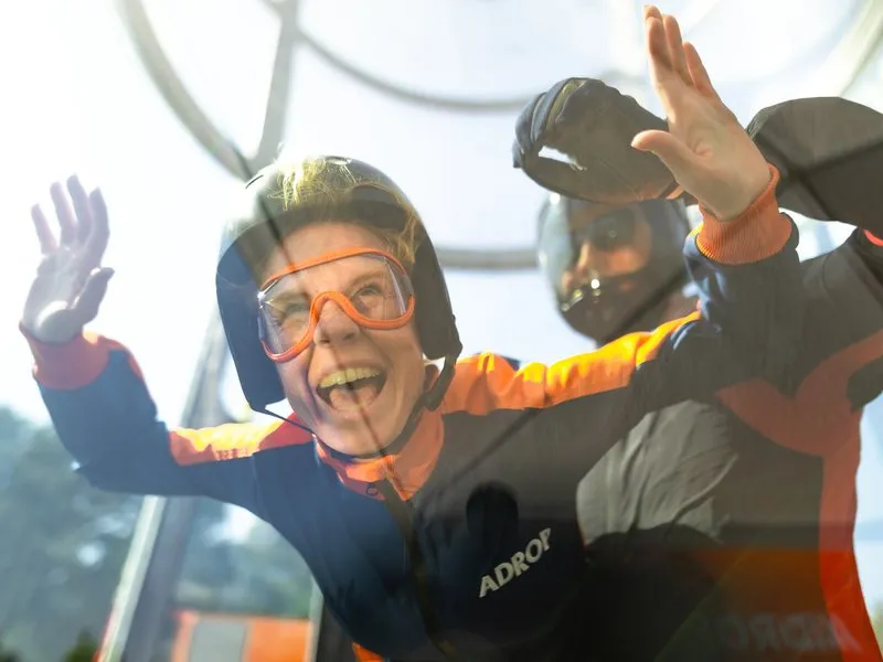 Větrný tunel pro skupiny až 40 osob