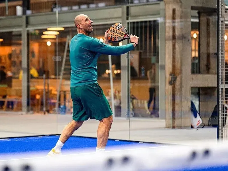 Zápas v padelu s Janem Kollerem