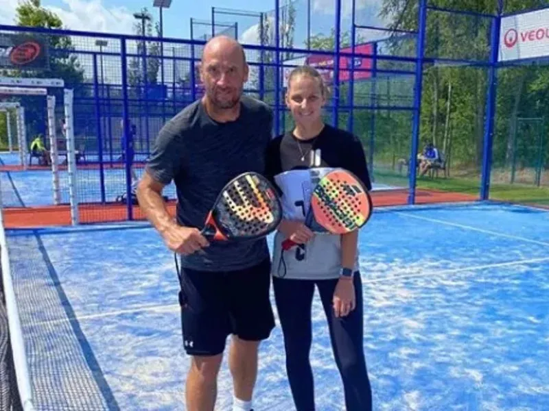 Zápas v padelu s Janem Kollerem
