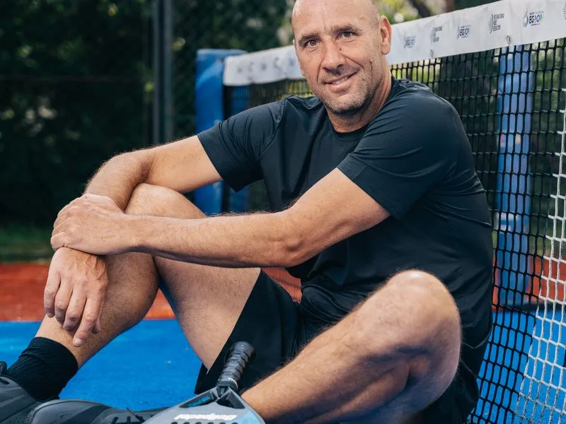 Zápas v padelu s Janem Kollerem