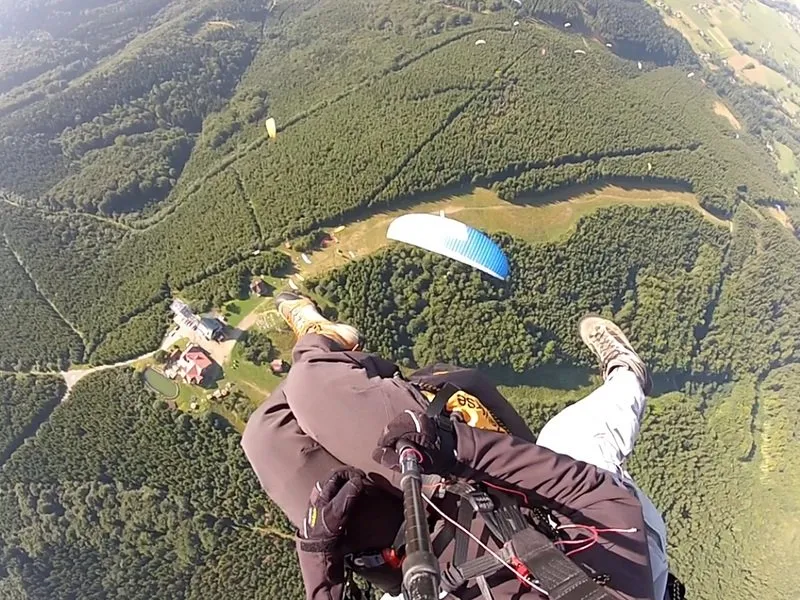 Tandem paragliding po celé ČR jako dárek
