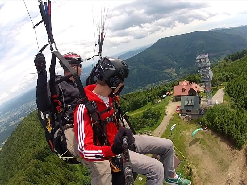 Tandem paragliding po celé ČR jako dárek