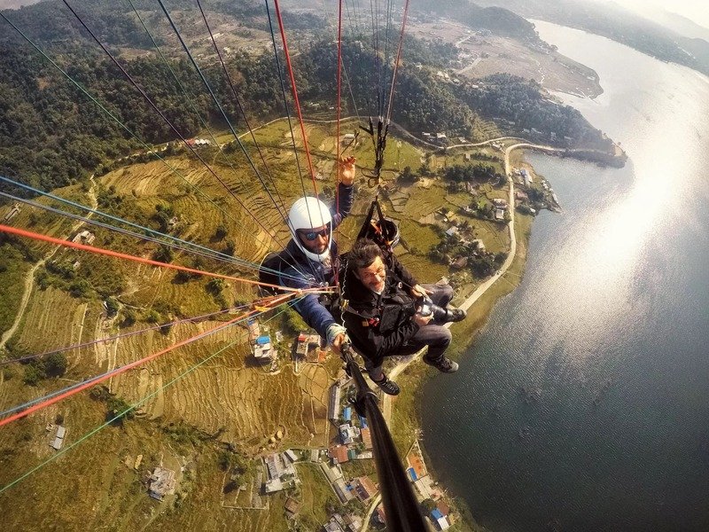 Tandem paragliding po celé ČR jako dárek
