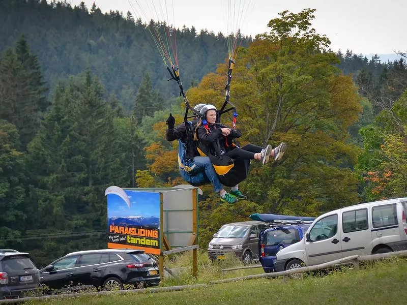 Tandem paragliding po celé ČR jako dárek