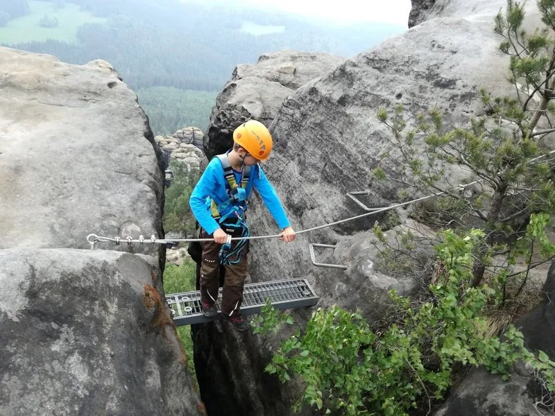 Via ferrata se zkušeným instruktorem