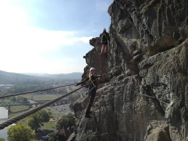 Via ferrata se zkušeným instruktorem