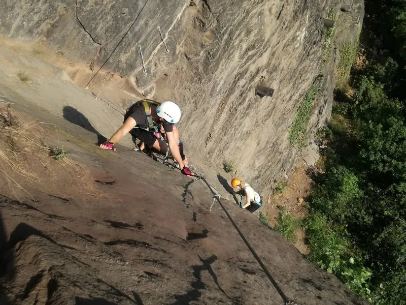 Via ferrata se zkušeným instruktorem