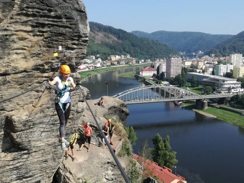 Via ferrata se zkušeným instruktorem