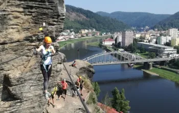 Via ferrata se zkušeným instruktorem