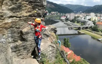 Via ferrata se zkušeným instruktorem