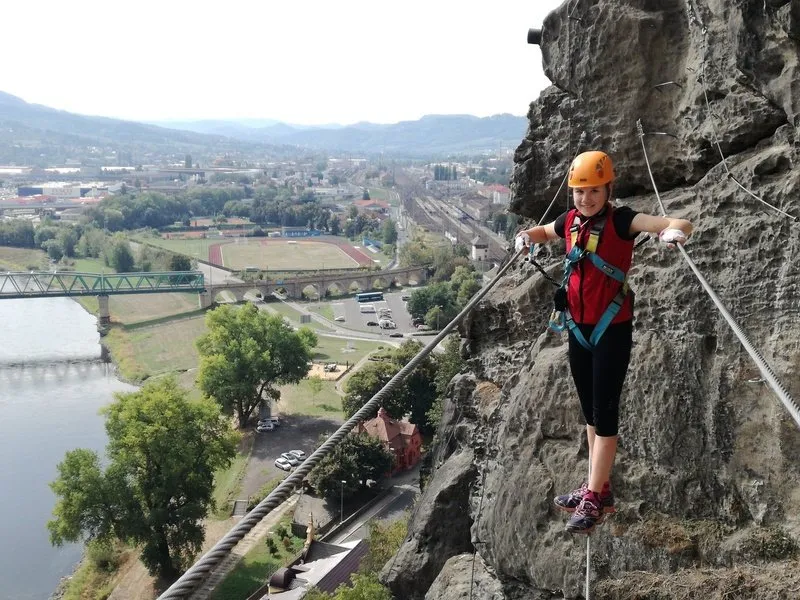 Via ferrata se zkušeným instruktorem