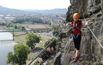 Via ferrata se zkušeným instruktorem