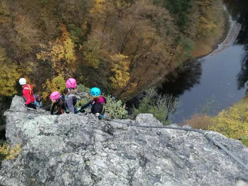 Via ferrata se zkušeným instruktorem