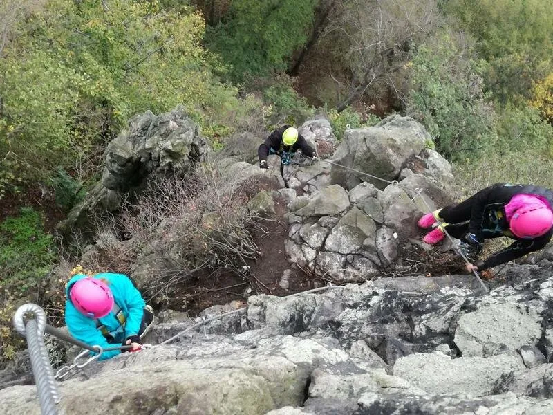 Via ferrata se zkušeným instruktorem