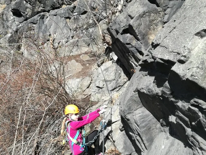 Via ferrata se zkušeným instruktorem