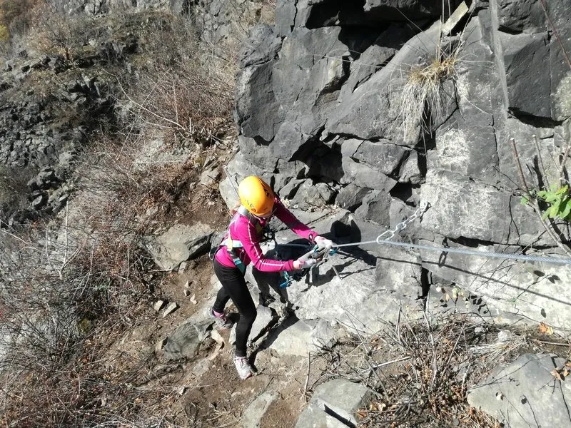 Via ferrata se zkušeným instruktorem