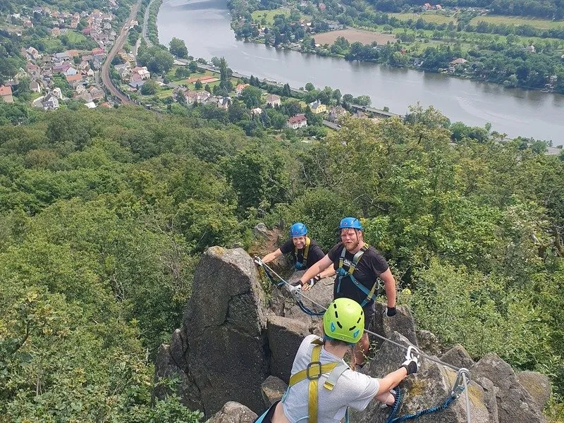 Via ferrata se zkušeným instruktorem