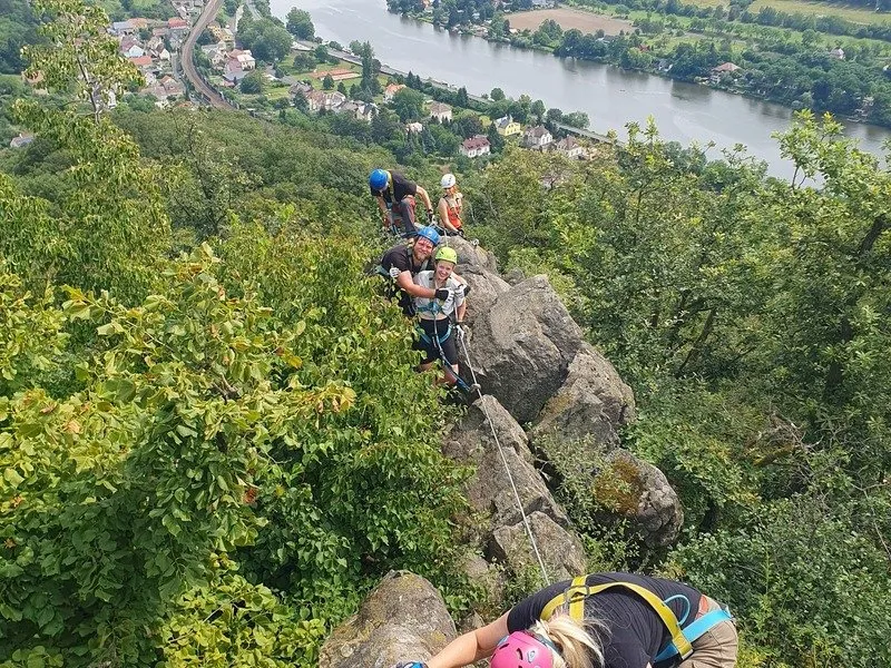 Via ferrata se zkušeným instruktorem