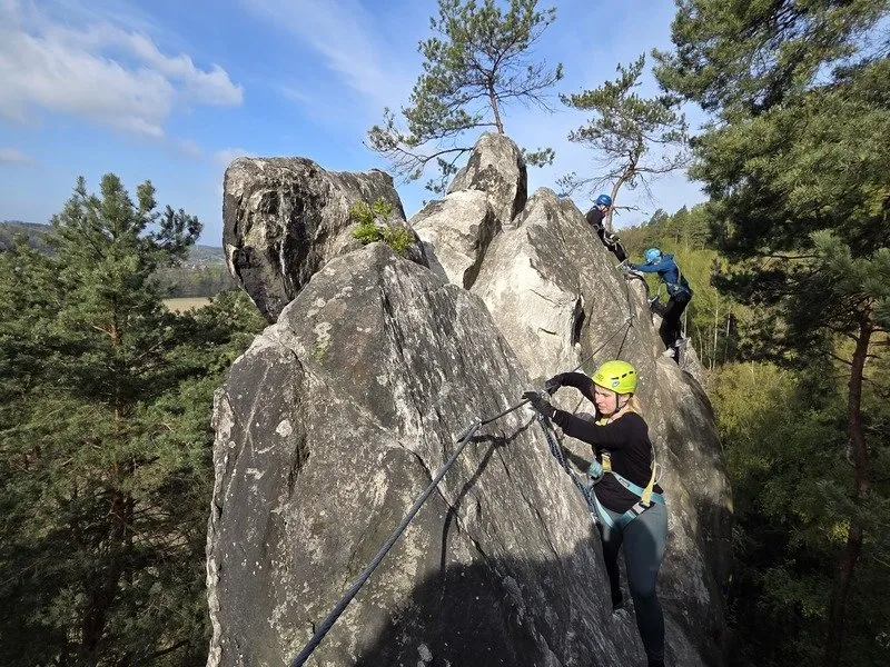 Via ferrata se zkušeným instruktorem
