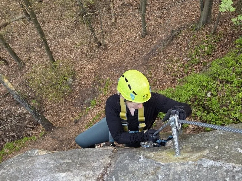 Via ferrata se zkušeným instruktorem