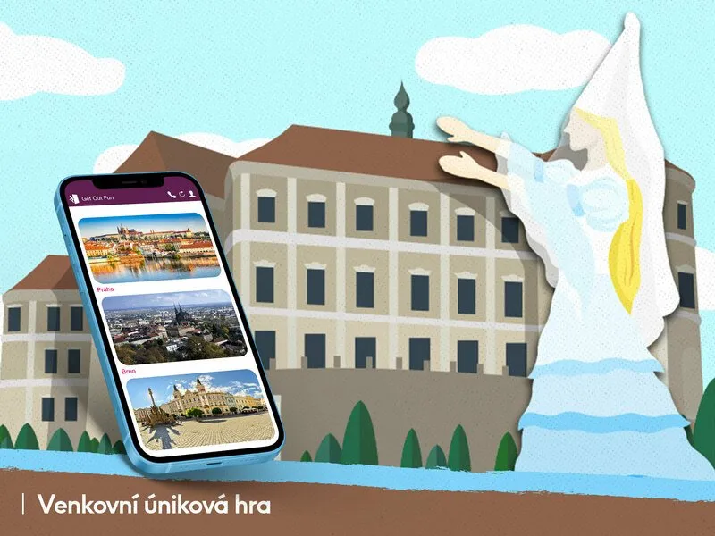 Bílá paní mikulovská: Venkovní úniková hra