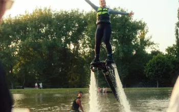 VIP lekce flyboardingu s mistrem ČR