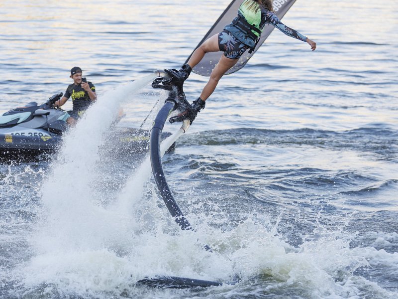 VIP lekce flyboardingu s mistrem ČR