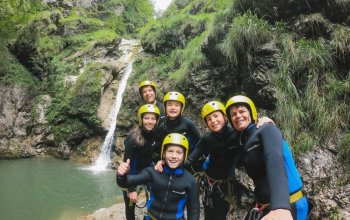 Canyoning ve Slovinsku