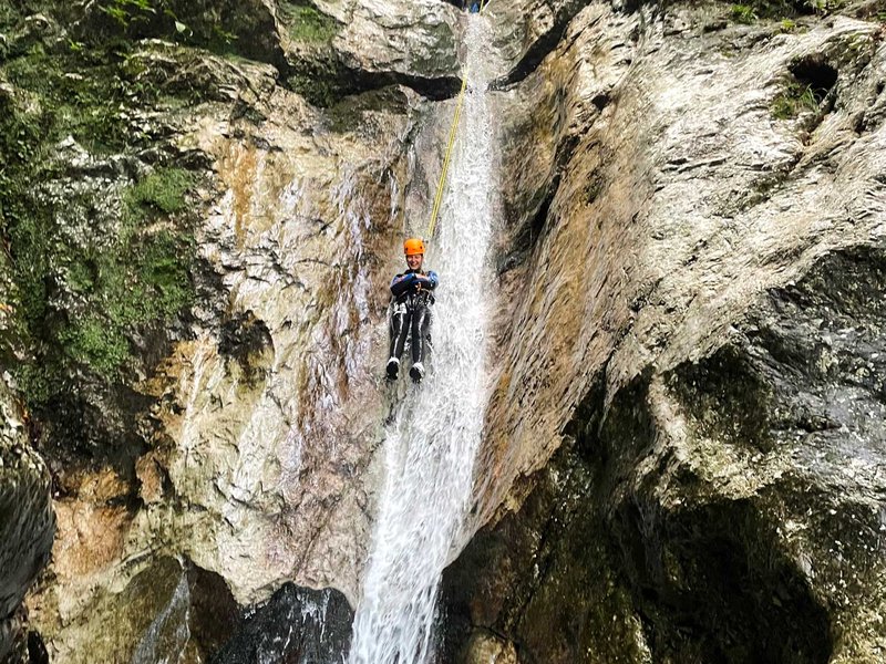 Canyoning ve Slovinsku