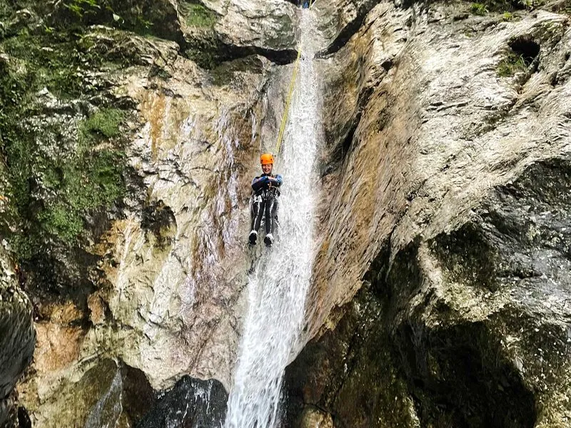 Canyoning ve Slovinsku