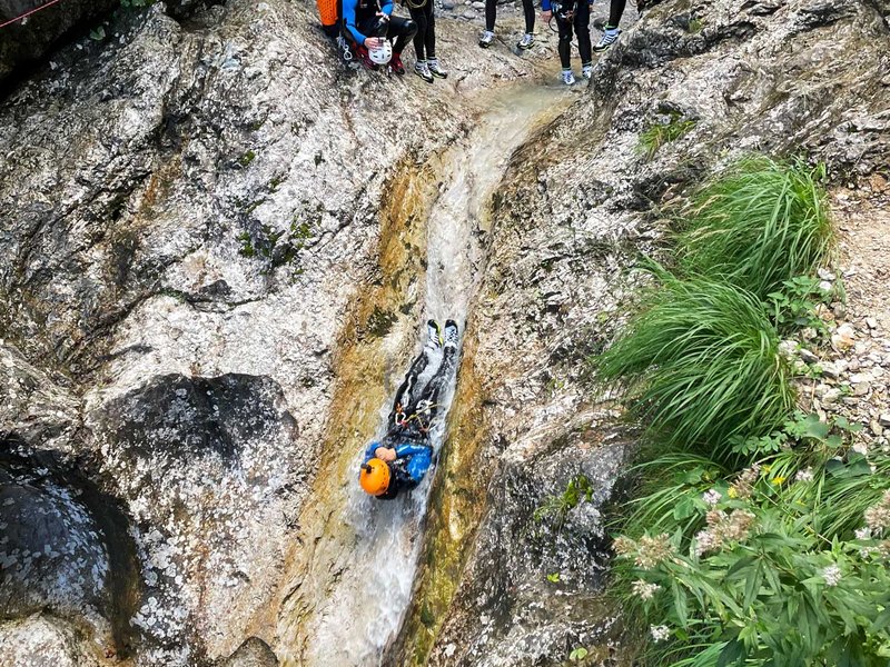 Canyoning ve Slovinsku